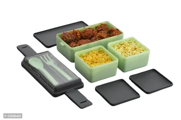 Tiffin Box Lunch Box With Fork And Spoon For Kids