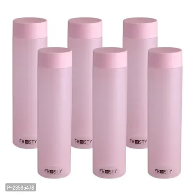 Useful Frosty Plastic Water Bottles- Pack Of 6