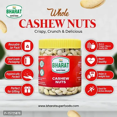 Bharat Super Foods Premium Dry Fruits Combo of Cashew Nuts  Golden Raisins - Kaju Kishmish Combo 100gm each - 200gm-thumb2