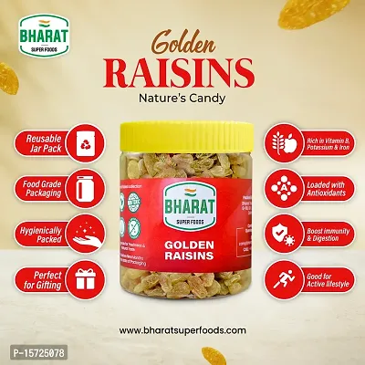Bharat Super Foods Premium Dry Fruits Combo of Cashew Nuts  Golden Raisins - Kaju Kishmish Combo 250gm each - Reusable Jar Pack ndash; 500gm-thumb3
