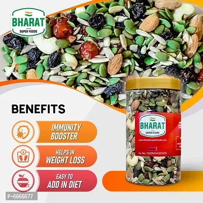 Bharat Super Foods Dry Fruits Nuts and Mix Seeds for eating &ndash; 500gm &ndash; Immunity booster 9 Superfoods Mixture - 100% Natural- 500gm-thumb3