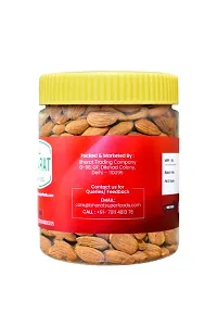 Bharat Super Foods Whole Premium California Almonds - Badam giri - 100% Natural 250gm Jar Pack-thumb1