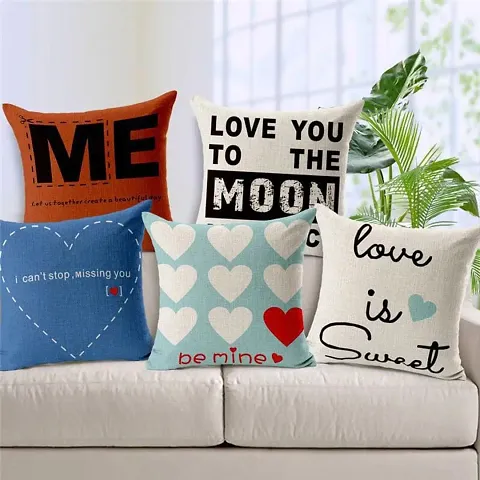 Attractive Printed Cushion Covers Pack of 5