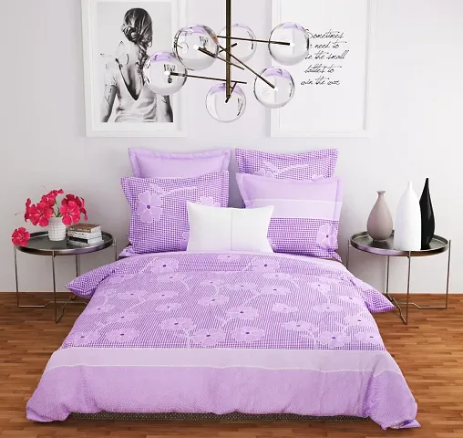 Printed Polycotton Double Bedsheet