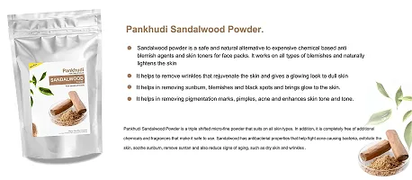 Pankhudi Heena Sandalwood Powder For Face Skin Whitening 100% Pure  Natural Face Pack, Organic Pure Chandan powder 100 gm-thumb3