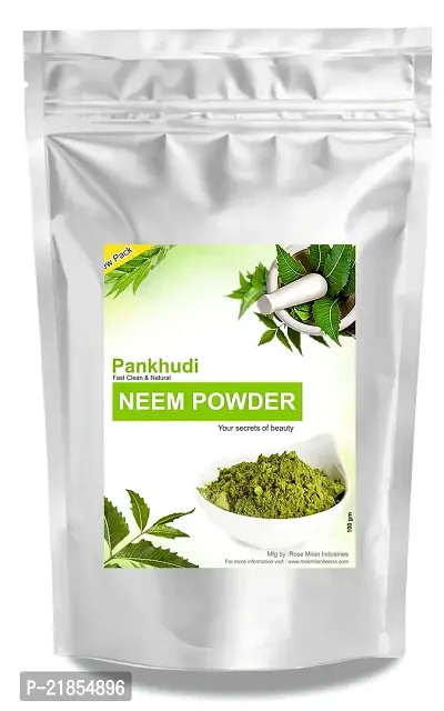 Pankhudi Multani Mitti, Neem Powder  Rose Petal Powder Combo for Hair  Skin Care/Skin Whitening/Face Glowing Face Pack, 100Gm Each