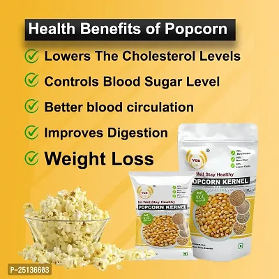 Popcorn Seeds  100% Popping Kernels - Popcorn kernels soft, Butterfly Popcorn Maize , Corn Kernels , Pop-Corn makka (Makai) 100 Gm-thumb3