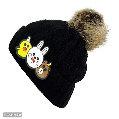 Baby Winter Warm and Soft Cap | New Born Baby Kid's Hat | Baby Cute Cap's for Winter | Woollen Cap for Kid's Boy's  Girl's-thumb2