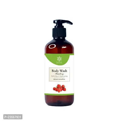 NATUUR - Strawberry Body Wash -300ml | Natural Ingredients | Refreshing  Rejuvenating | Moisturizing Formula | Sweet Strawberry Aroma | Perfect for Kids| Removes Dirt  Grime| Harsh Chemicals Free-thumb0