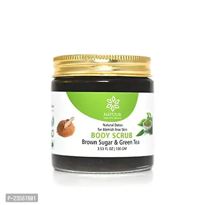 Natuur Face Scrub -Brown Sugar  Green Tea