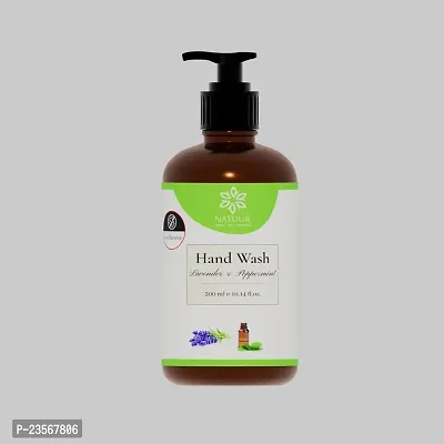 NATUUR - Anti-Bacterial Hand Wash - 300ml | With Lavender  Peppermint | Kills 99.9% Germs | Refreshing and Soothing | Suitable for Daily Use | For Soft  Smooth Hands-thumb2