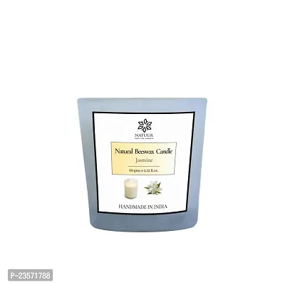 Natuur Beeswax Jasmine Aroma Candle - 60 Gm-thumb0