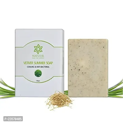 Natuur Vetiver Neem Summer Soap Cooling  Anti Bacterial (100gms)