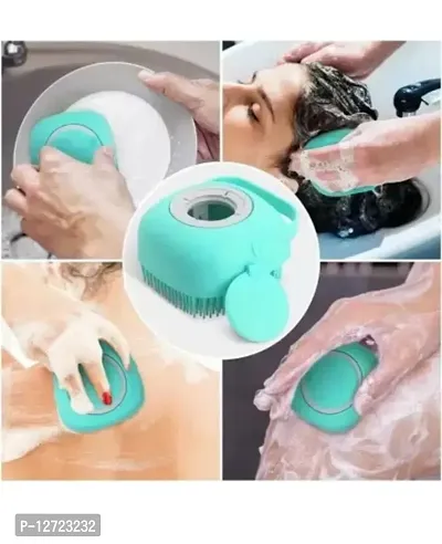 Flashy Silicone Body Scrubber With Soap dispenser-thumb2