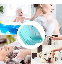 Flashy Silicone Body Scrubber With Soap dispenser-thumb2
