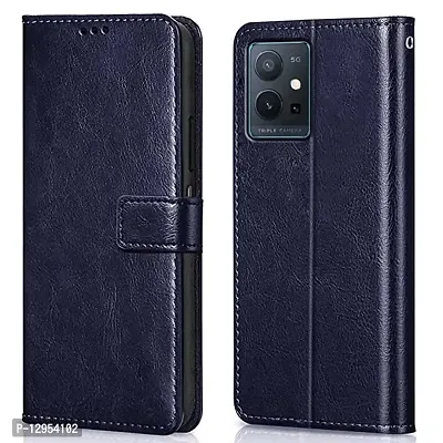 DigiArt Premium Leather  Flip cover For Vivo T1 5G-thumb0