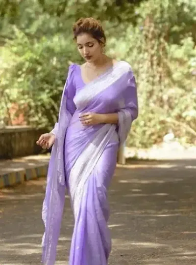 Hot Selling Art Silk Saree with Blouse piece