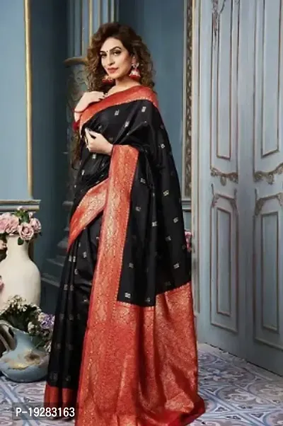 Elegant Multicoloured Art Silk Saree with Blouse piece