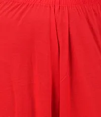 Buy That Trendz M to 6XL Cotton Viscose Loose Fit Flared Wide Leg Palazzo Pants for Women Red Medium-thumb3