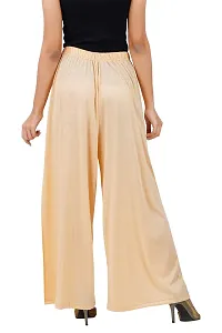 Buy That Trendz M to 6XL Cotton Viscose Loose Fit Flared Wide Leg Palazzo Pants for Women Light Skin Medium-thumb2