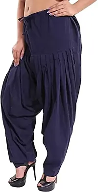 Women Dhoti SALAWAR || Women's Regular Fit Dhoti Pants || Women's Cotton Comfortable Solid Harem Dhoti Salwar || Full Length Free Size Dhoti Pant for Women (Free Size) DTH-232-PK Pink-thumb2