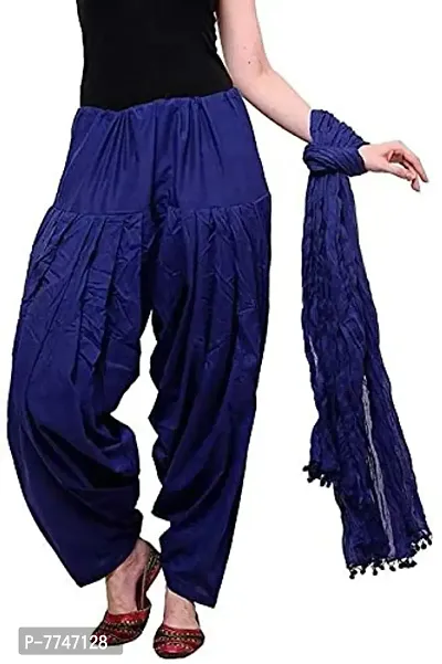 Women DHOTI SALAWAR || Women's Regular Fit Dhoti Pants With Dupatta || Women's Rayon Comfortable Solid Harem Dhoti Salwar With Dupatta || Full Length Free Size Dhoti And Dupatta For Women (Free Size)