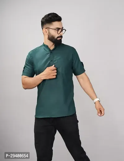 Men Regular fit casual wear kurtas-thumb0