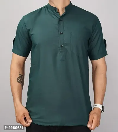 Men Regular fit casual wear kurtas-thumb2