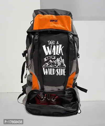 60 Liters Unisex Hiking Backpack Camping Trekking Travel Rucksacks Bag-thumb0