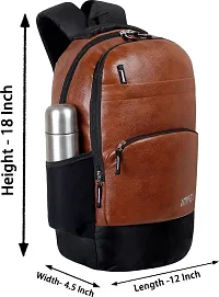Tan Laptop Backpack Office Backpack Causal Backpack For Men and Women-thumb3