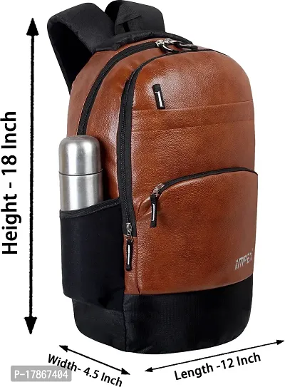 Tan Laptop Backpack Office Backpack Causal Backpack For Men and Women-thumb4