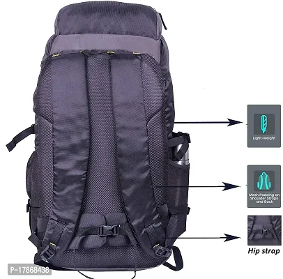 60 Liters Unisex Hiking Backpack Camping Trekking Travel Rucksacks Bag-thumb3