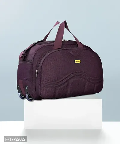 Classic Lightweight Purple Polyester 40L Luggage Travel Duffle Bag - Bl61Bp-thumb2