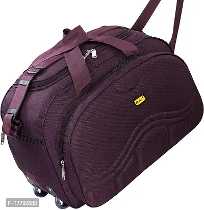 Classic Lightweight Purple Polyester 40L Luggage Travel Duffle Bag - Bl61Bp-thumb0