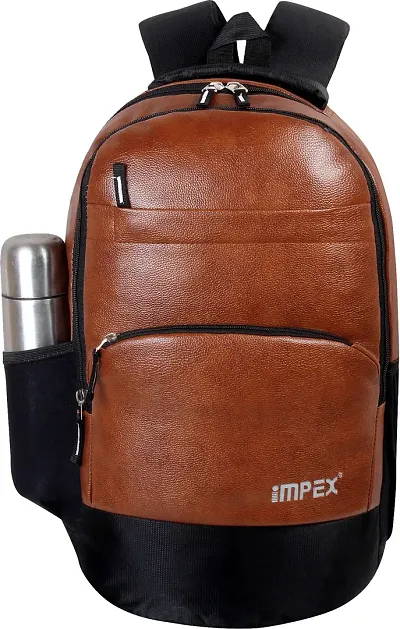 Tan Laptop Backpack Office Backpack Causal Backpack For Men and Women