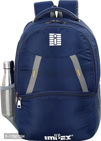 Navy Blue Laptop Backpack Backpack Office Bag For Men and Women-thumb0