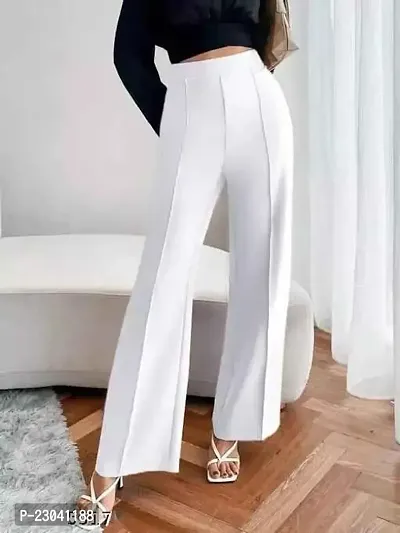 Women's White Trouser-thumb2