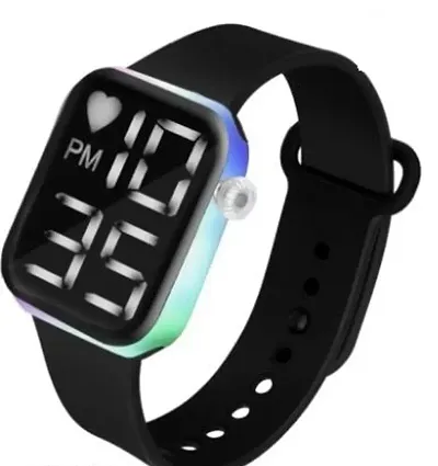 Digital Watch - For Boys Girls Square Disco Light