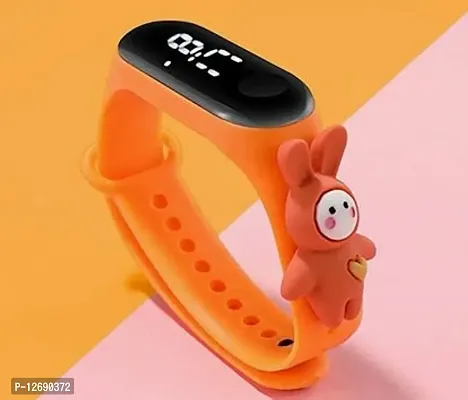 Elegant Cartoon Character Waterproof LED Watches For Boys And Girls-thumb0