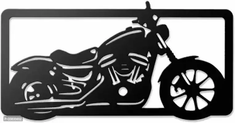 Decor Bike Metal Art  8.5 inch X 18 inch Black