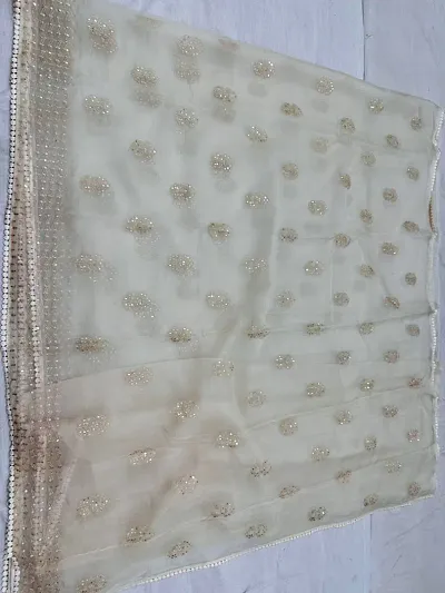 Stylish Organza Silk Saree with Blouse piece For Women