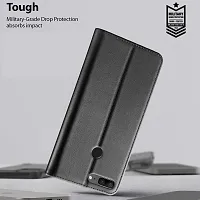 Black Forego Flip Cover For Honor 9 Lite-thumb4