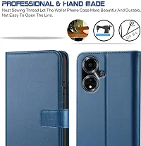 Blue Forego Flip Cover For Oppo A59 5G-thumb2