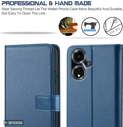 Blue Forego Flip Cover For Oppo A59 5G-thumb3