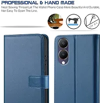 Blue Forego Flip Cover For Vivo Y28 5G-thumb2