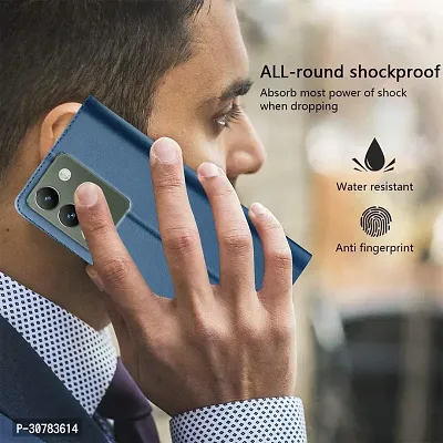 Blue Forego Flip Cover For Vivo V29-thumb4