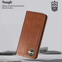 Brown Forego Flip Cover For Samsung Galaxy F04-thumb4