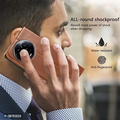 Brown Forego Flip Cover For Relme C67 5G-thumb4