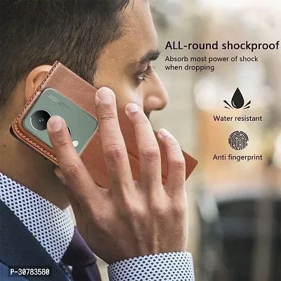 Brown Forego Flip Cover For Vivo Y17 S-thumb4