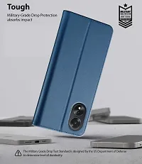 Blue Forego Flip Cover For Oppo A38-thumb4